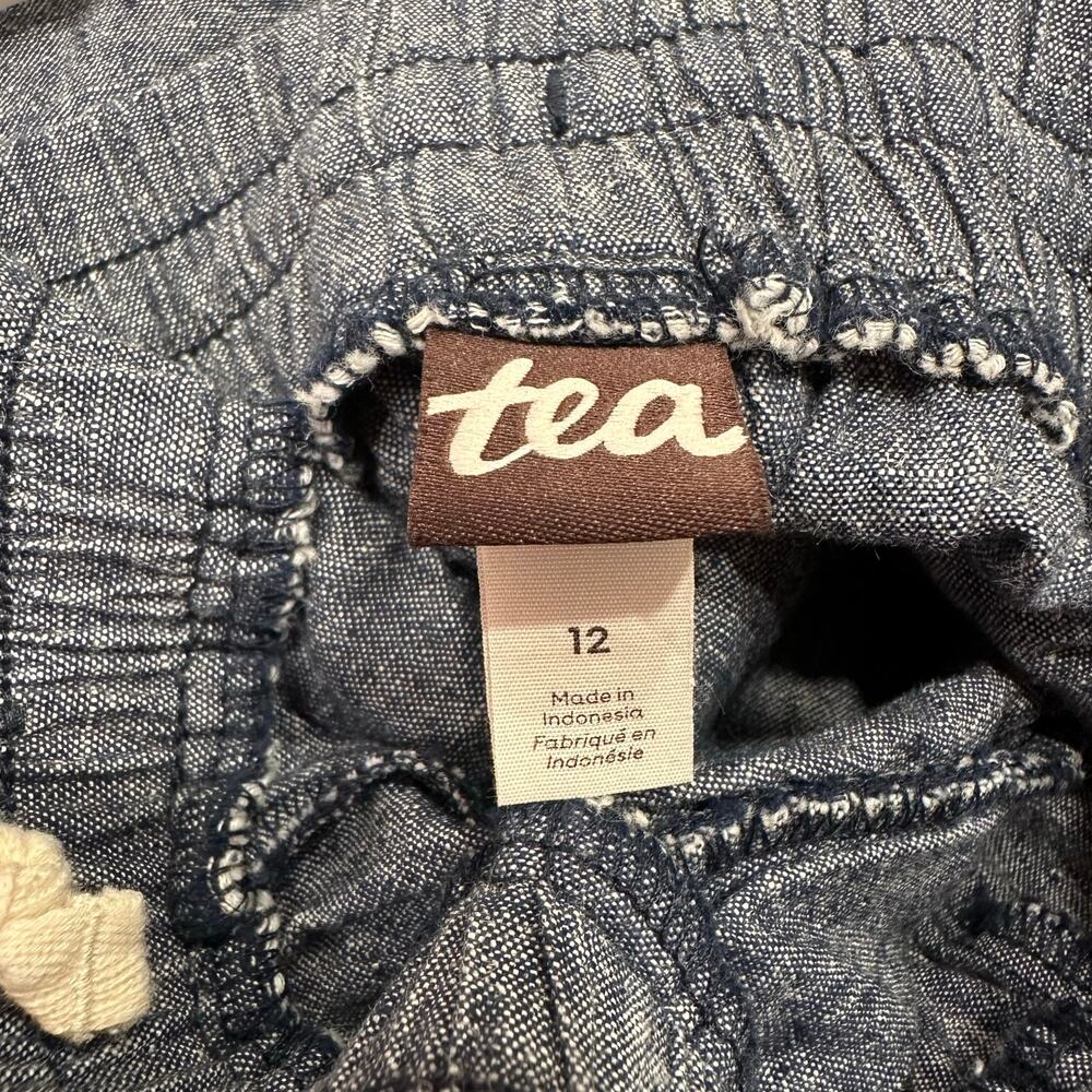 Tea Collection Denim Rumba Ruffle Shorts - Picture 6 of 7